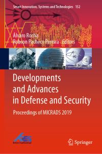 Book Cover for Developments and Advances in Defense and Security by Álvaro Rocha, Robson Pacheco Pereira