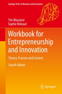 Book Cover for Workbook for Entrepreneurship and Innovation by Tim Mazzarol, Sophie Reboud