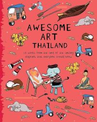 Book Cover for Awesome Art Thailand by Clare Veal