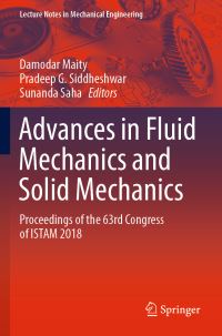 Book Cover for Advances in Fluid Mechanics and Solid Mechanics by Damodar Maity, Pradeep G Siddheshwar, Sunanda Saha