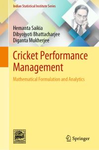 Book Cover for Cricket Performance Management by Hemanta Saikia, Dibyojyoti Bhattacharjee, Diganta Mukherjee
