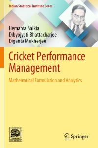 Book Cover for Cricket Performance Management by Hemanta Saikia, Dibyojyoti Bhattacharjee, Diganta Mukherjee