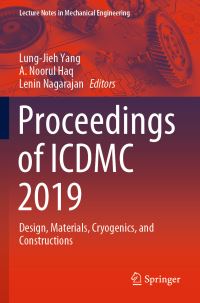 Book Cover for Proceedings of ICDMC 2019 by LungJieh Yang, A Noorul Haq, Lenin Nagarajan