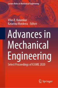 Book Cover for Advances in Mechanical Engineering by Vilas R Kalamkar, Katarina Monkova