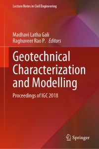 Book Cover for Geotechnical Characterization and Modelling by Madhavi Latha Gali, Raghuveer Rao P