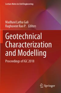 Book Cover for Geotechnical Characterization and Modelling by Madhavi Latha Gali, Raghuveer Rao P