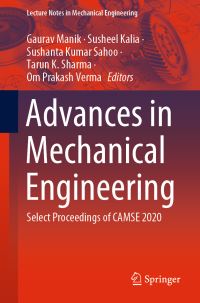Book Cover for Advances in Mechanical Engineering by Congress on Advances in Materials Science and Engineering
