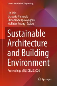 Book Cover for Sustainable Architecture and Building Environment by Lin Yola, Utaberta Nangkula, Olutobi Gbenga Ayegbusi, Mokhtar Awang
