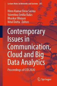 Book Cover for Contemporary Issues in Communication, Cloud and Big Data Analytics by Hiren Kumar Deva Sarma, Valentina Emilia Balas, Bhaskar Bhuyan, Nitul Dutta