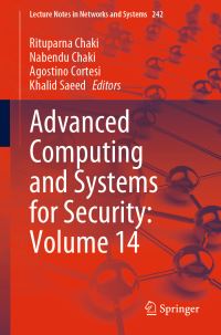 Book Cover for Advanced Computing and Systems for Security by Rituparna Chaki, Nabendu Chaki, Agostino Cortesi, Khalid Saeed