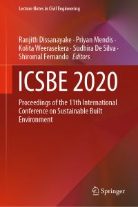 Book Cover for ICSBE 2020 by Ranjith Dissanayake, Priyan Mendis, Kolita Weerasekera, Sudhira De Silva, Shiromal Fernando