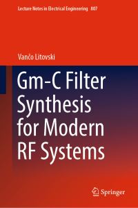 Book Cover for Gm-C Filter Synthesis for Modern RF Systems by Vanco Litovski