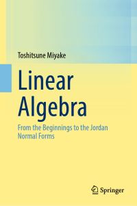 Book Cover for Linear Algebra by Toshitsune Miyake
