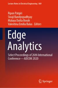 Book Cover for Edge Analytics by International Conference on Advanced Computing  Communications