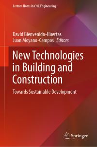 Book Cover for New Technologies in Building and Construction by David BienvenidoHuertas, Juan MoyanoCampos