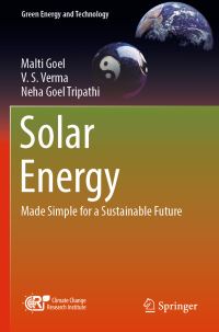 Book Cover for Solar Energy by Malti Goel, V S Verma, Neha Goel Tripathi
