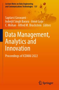 Book Cover for Data Management, Analytics and Innovation by Analytics and Innovation International Conference on Data Management