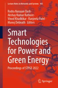 Book Cover for Smart Technologies for Power and Green Energy by International Conference on Smart Technology for Power and Green Energy
