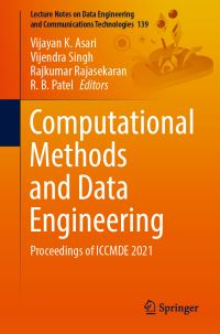 Book Cover for Computational Methods and Data Engineering by International Conference on Computational Methods and Data Engineering, Vellore Institute of Technology