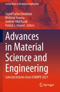 Book Cover for Advances in Material Science and Engineering by Manufacturing and Plant Engineering International Conference on Mechanical