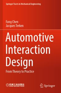 Book Cover for Automotive Interaction Design by Fang Chen, Jacques Terken
