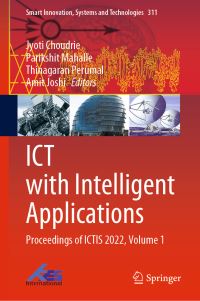 Book Cover for ICT With Intelligent Applications Volume 1 by International Conference on Information and Communication Technology for Intelligent Systems