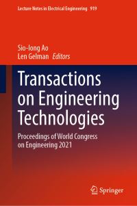 Book Cover for Transactions on Engineering Technologies by International Conference on Advances in Engineering Technologies and Physical Science