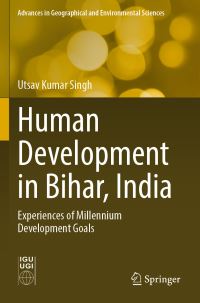 Book Cover for Human Development in Bihar, India by Utsav Kumar Singh