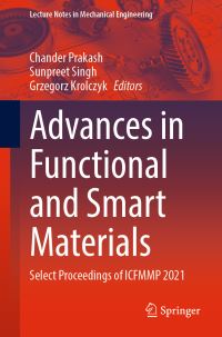 Book Cover for Advances in Functional and Smart Materials by Manufacturing and Performances Conference Functional Material