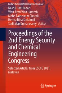Book Cover for Proceedings of the 2nd Energy Security and Chemical Engineering Congress by Energy Security and Chemical Engineering Congress