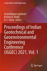 Book Cover for Proceedings of Indian Geotechnical and Geoenvironmental Engineering Conference (IGGEC) 2021. Volume 1 by Indian Geotechnical and Geoenvironmental Engineering Conference