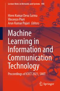 Book Cover for Machine Learning in Information and Communication Technology by Hiren Kumar Deva Sarma, Vincenzo Piuri, Arun Kumar Pujari