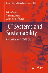 Book Cover for ICT Systems and Sustainability by International Conference on ICT for Sustainable Development