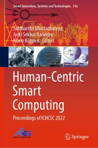 Book Cover for Human-Centric Smart Computing by International Conference on HumanCentric Smart Computing, University of Engineering and Management