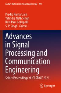 Book Cover for Advances in Signal Processing and Communication Engineering by International Conference on Advances in Signal Processing and Communication Engineering