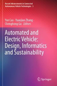 Book Cover for Automated and Electric Vehicle by Yue Cao, Yuanjian Zhang, Chenghong Gu