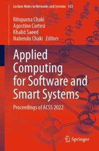 Book Cover for Applied Computing for Software and Smart Systems by International Symposium on Applied Computing for Software and Smart Systems