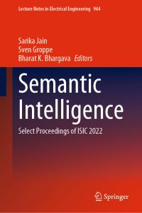 Book Cover for Semantic Intelligence by International Semantic Intelligence Conference