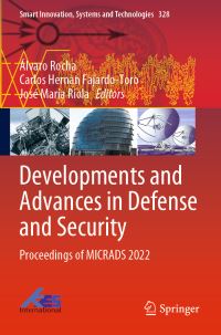 Book Cover for Developments and Advances in Defense and Security by Multidisciplinary international Conference of Reserach Applied to Defense and Security, Escuela de Postgrados de la Fuerza Aérea Colombiana