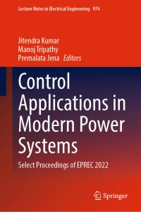 Book Cover for Control Applications in Modern Power Systems by EPREC Conference
