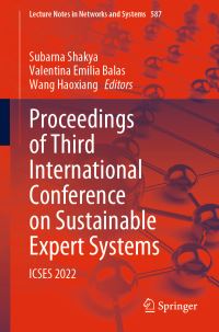 Book Cover for Proceedings of Third International Conference on Sustainable Expert Systems by International Conference on Sustainable Expert Systems