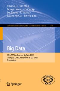 Book Cover for Big Data by CCF BigData Conference