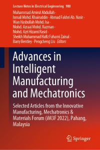 Book Cover for Advances in Intelligent Manufacturing and Mechatronics by iM3F Conference