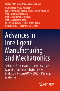 Book Cover for Advances in Intelligent Manufacturing and Mechatronics by iM3F Conference