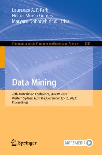 Book Cover for Data Mining by AusDM Conference