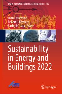 Book Cover for Sustainability in Energy and Buildings 2022 by International Conference on Sustainability in Energy and Buildings