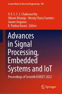 Book Cover for Advances in Signal Processing, Embedded Systems and IoT by ICMEET Conference