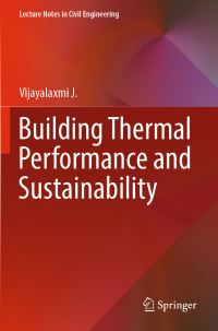 Book Cover for Building Thermal Performance and Sustainability by Vijayalaxmi J