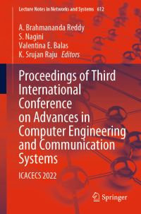 Book Cover for Proceedings of Third International Conference on Advances in Computer Engineering and Communication Systems by International Conference on Advances in Computer Engineering and Communication Systems, VNR Vignana Jyoythi Institute of Engineering and Technology