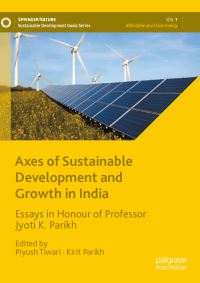 Book Cover for Axes of Sustainable Development and Growth in India by Jyoti K Parikh